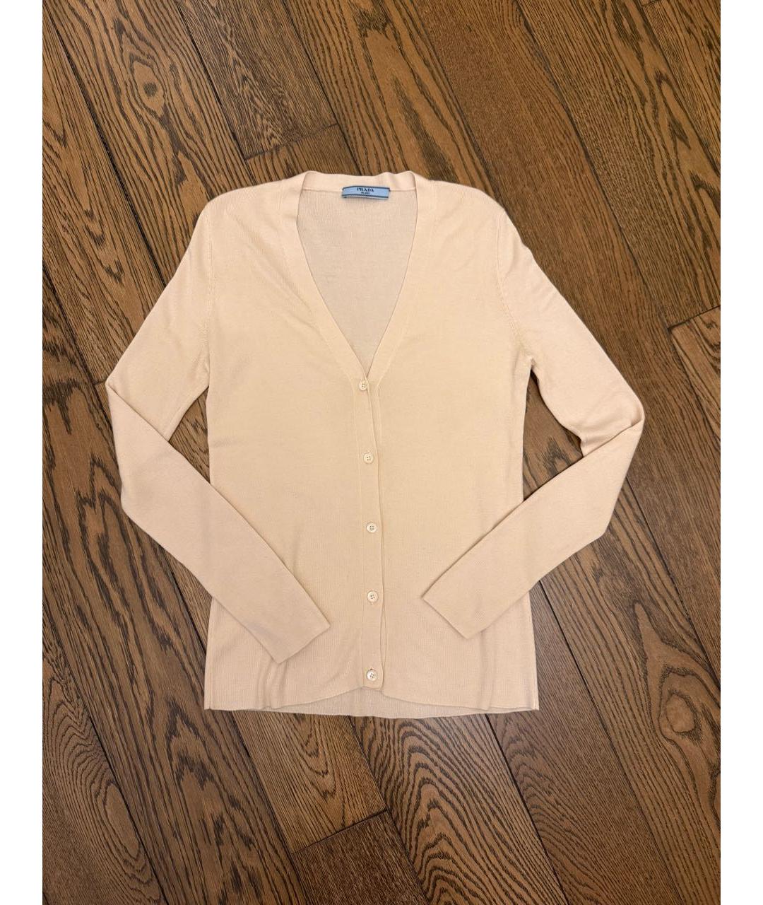 PRADA Бежевый кардиган, фото 6