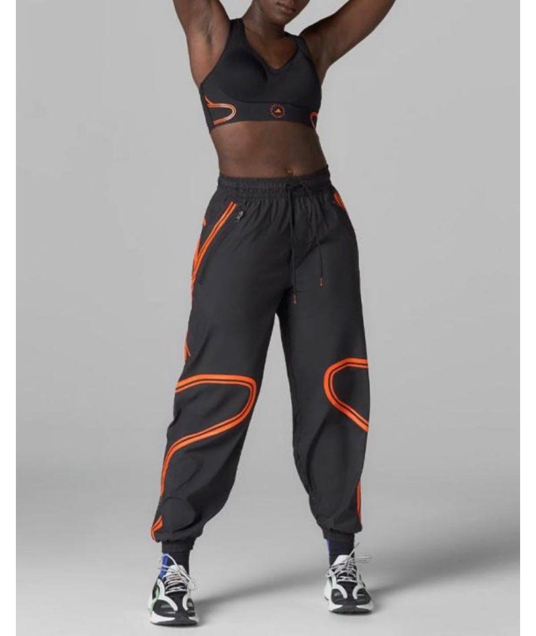 ADIDAS BY STELLA MCCARTNEY Черные полиэстеровые спортивные брюки и шорты, фото 5