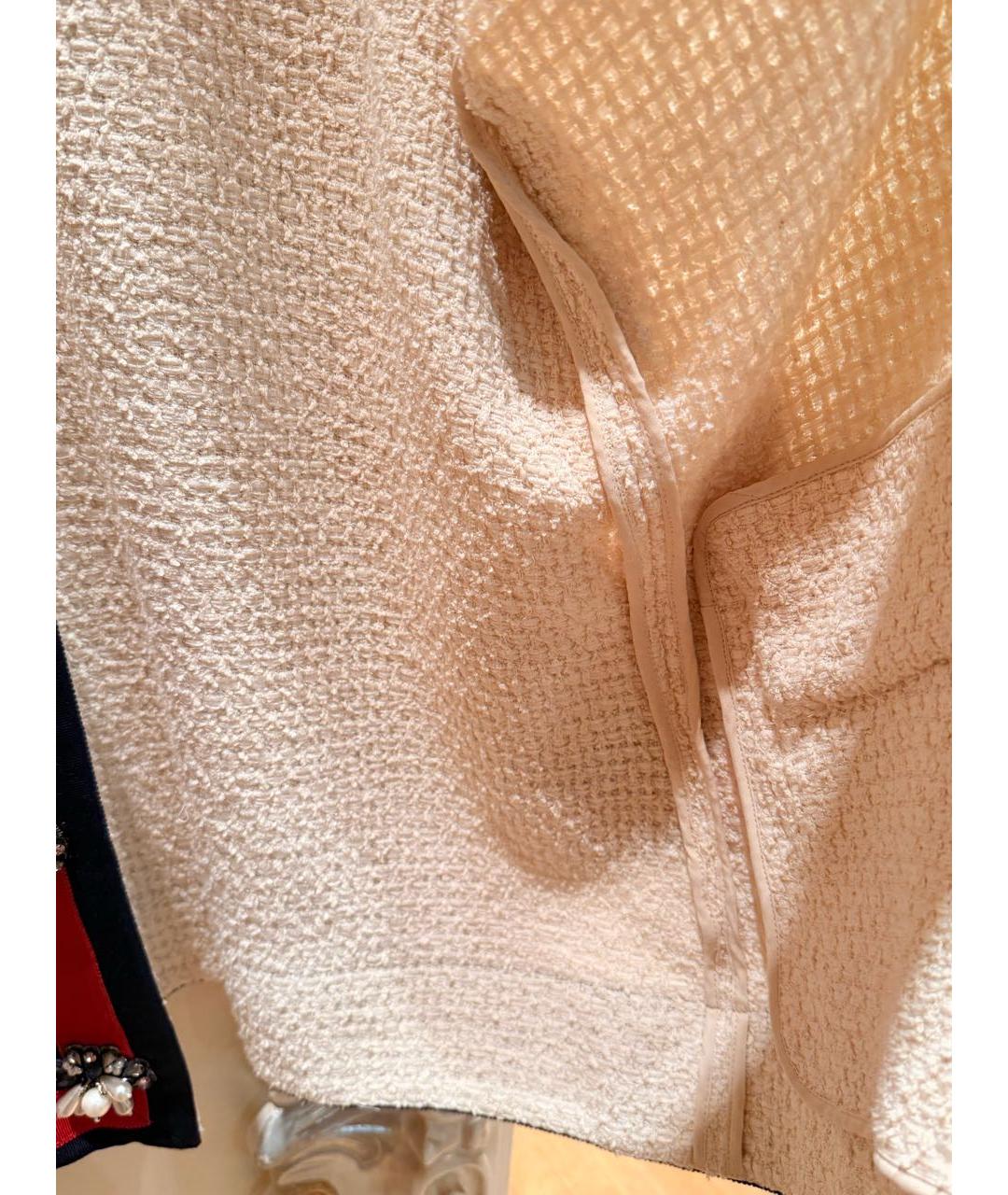 GUCCI Бежевый хлопковый кардиган, фото 6