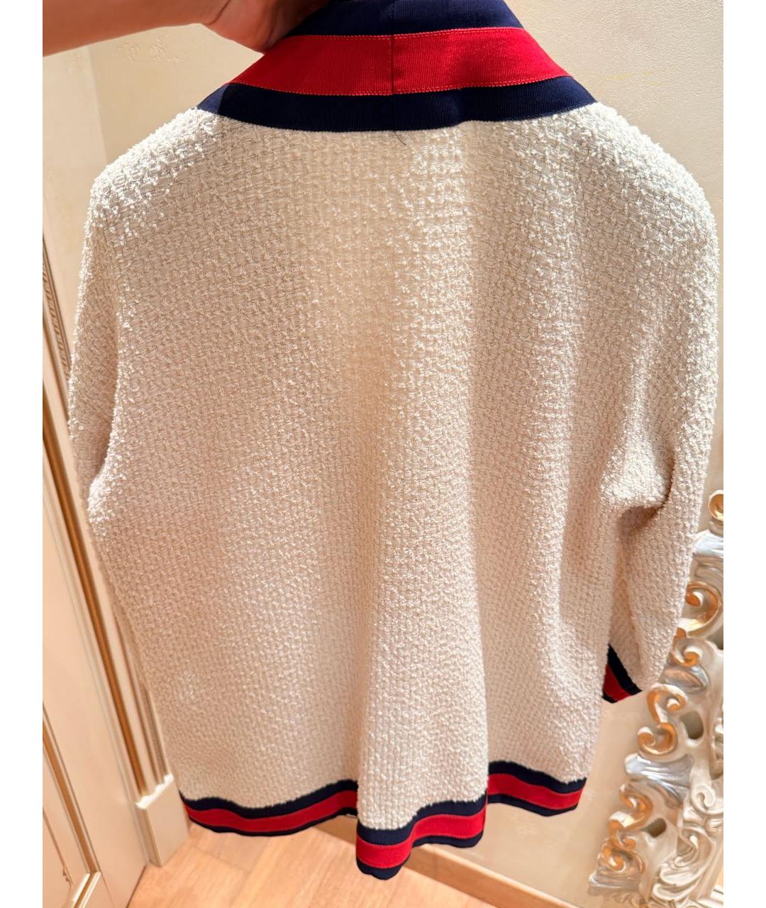 GUCCI Бежевый хлопковый кардиган, фото 2