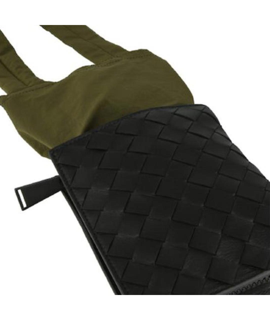 BOTTEGA VENETA Черная сумка на плечо, фото 5