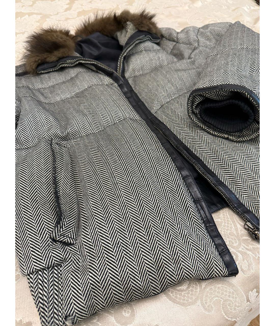 BRIONI Серая шерстяная куртка, фото 3