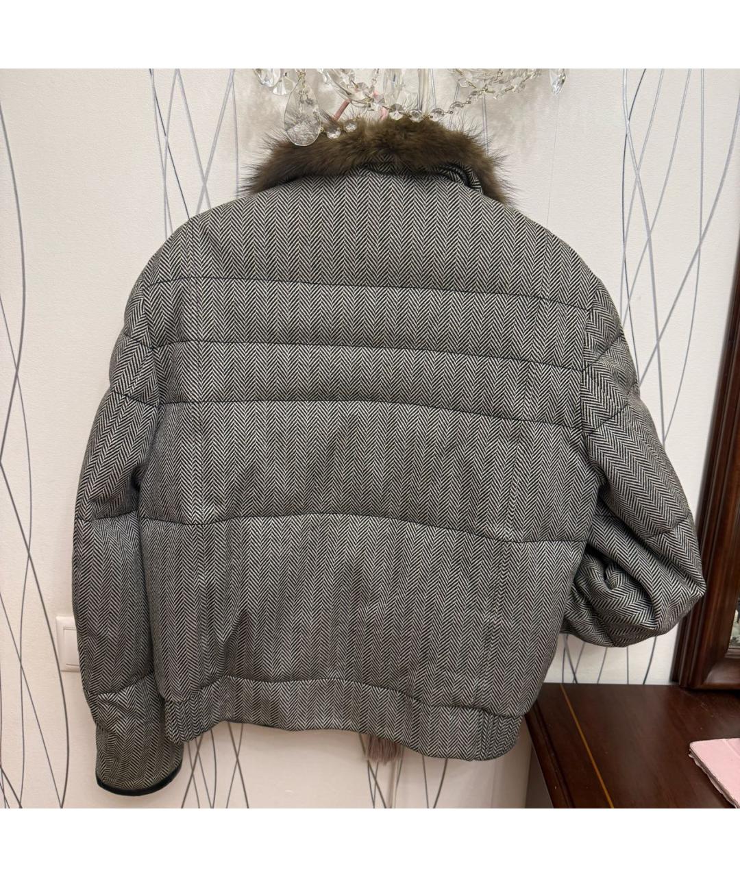 BRIONI Серая шерстяная куртка, фото 2