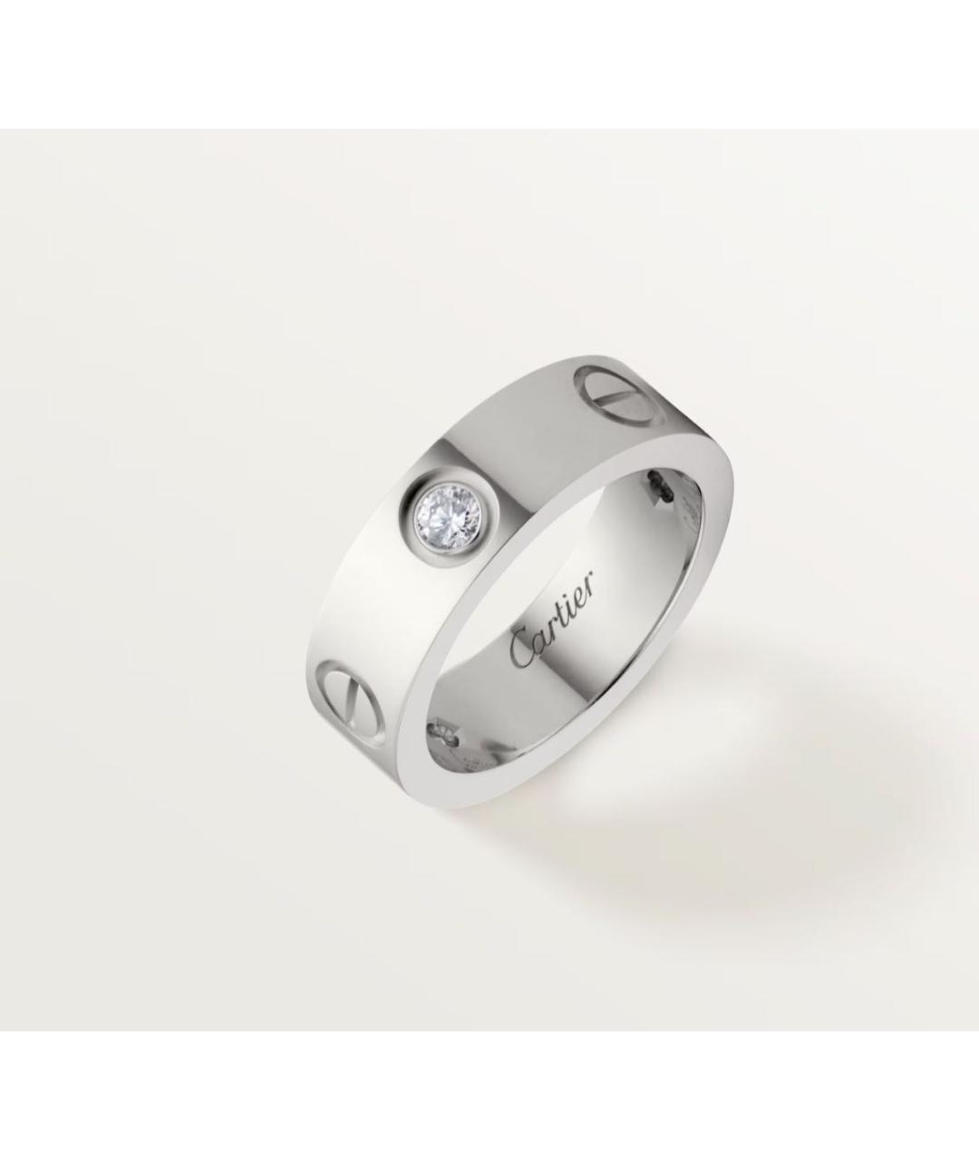 CARTIER Серебряное кольцо из белого золота, фото 3
