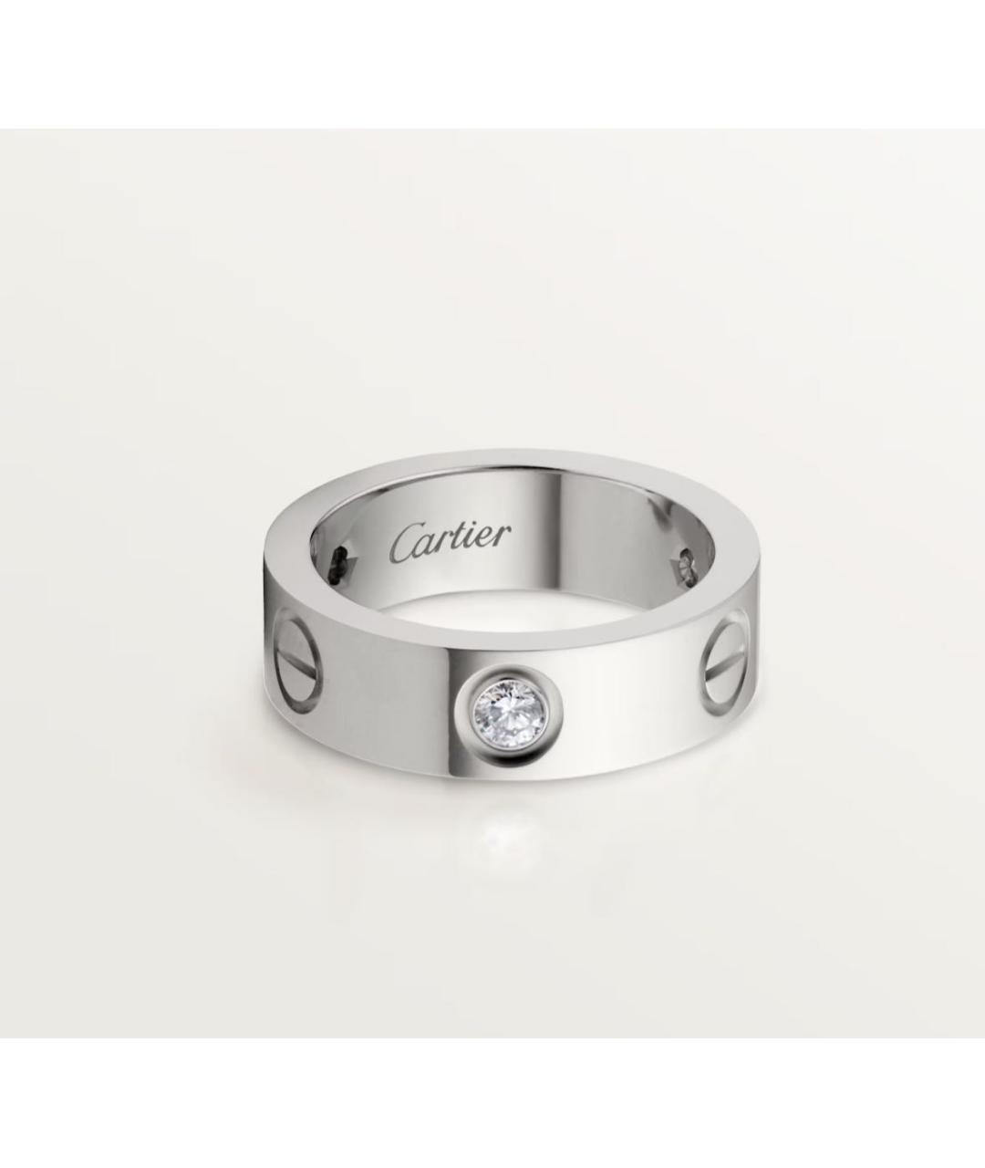 CARTIER Серебряное кольцо из белого золота, фото 2