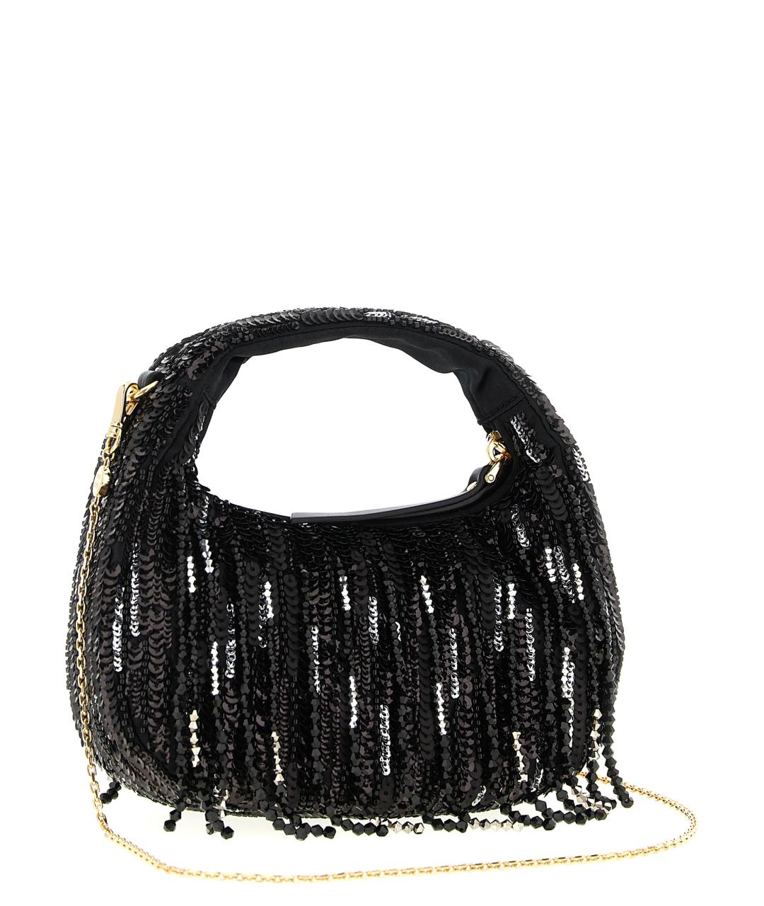 MIU MIU Черная синтетическая сумка с короткими ручками, фото 2