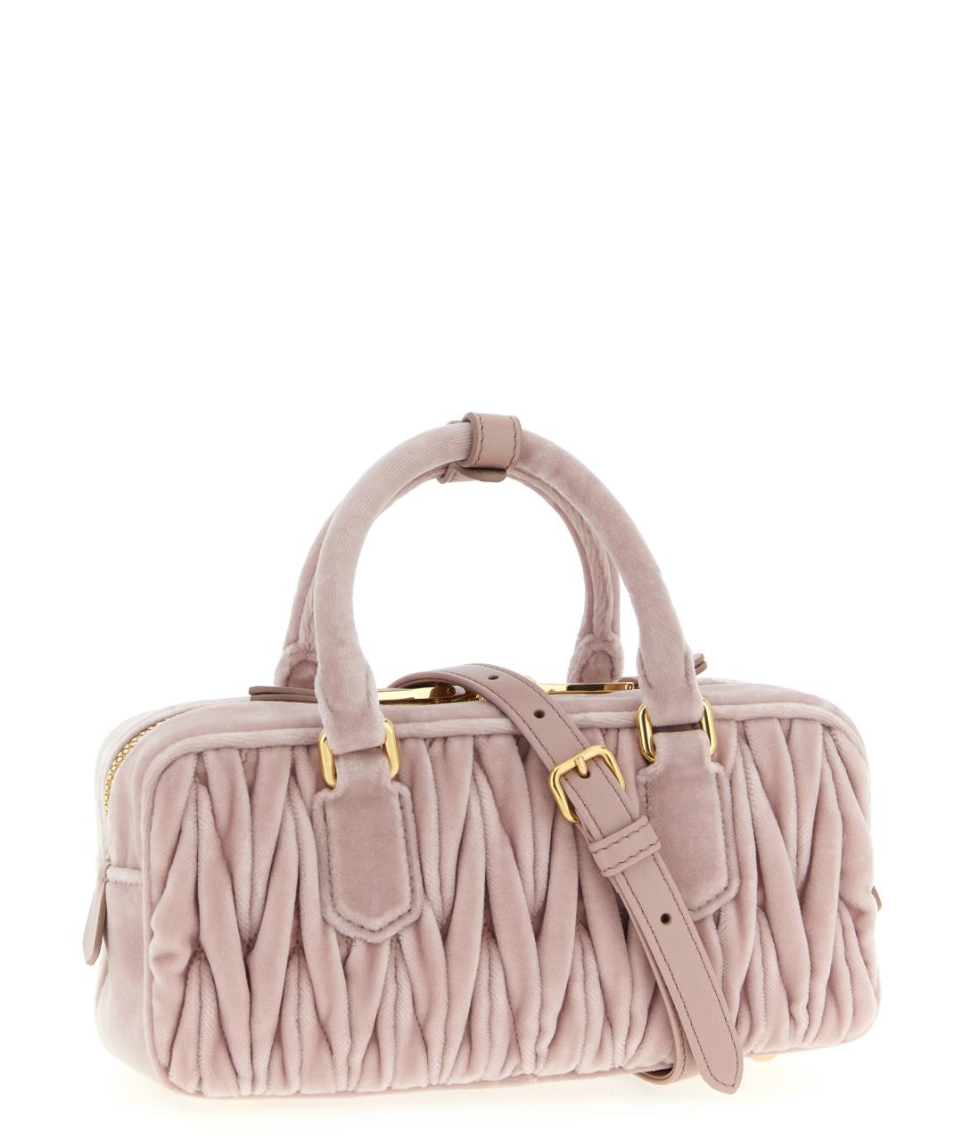 MIU MIU Розовая сумка через плечо, фото 2