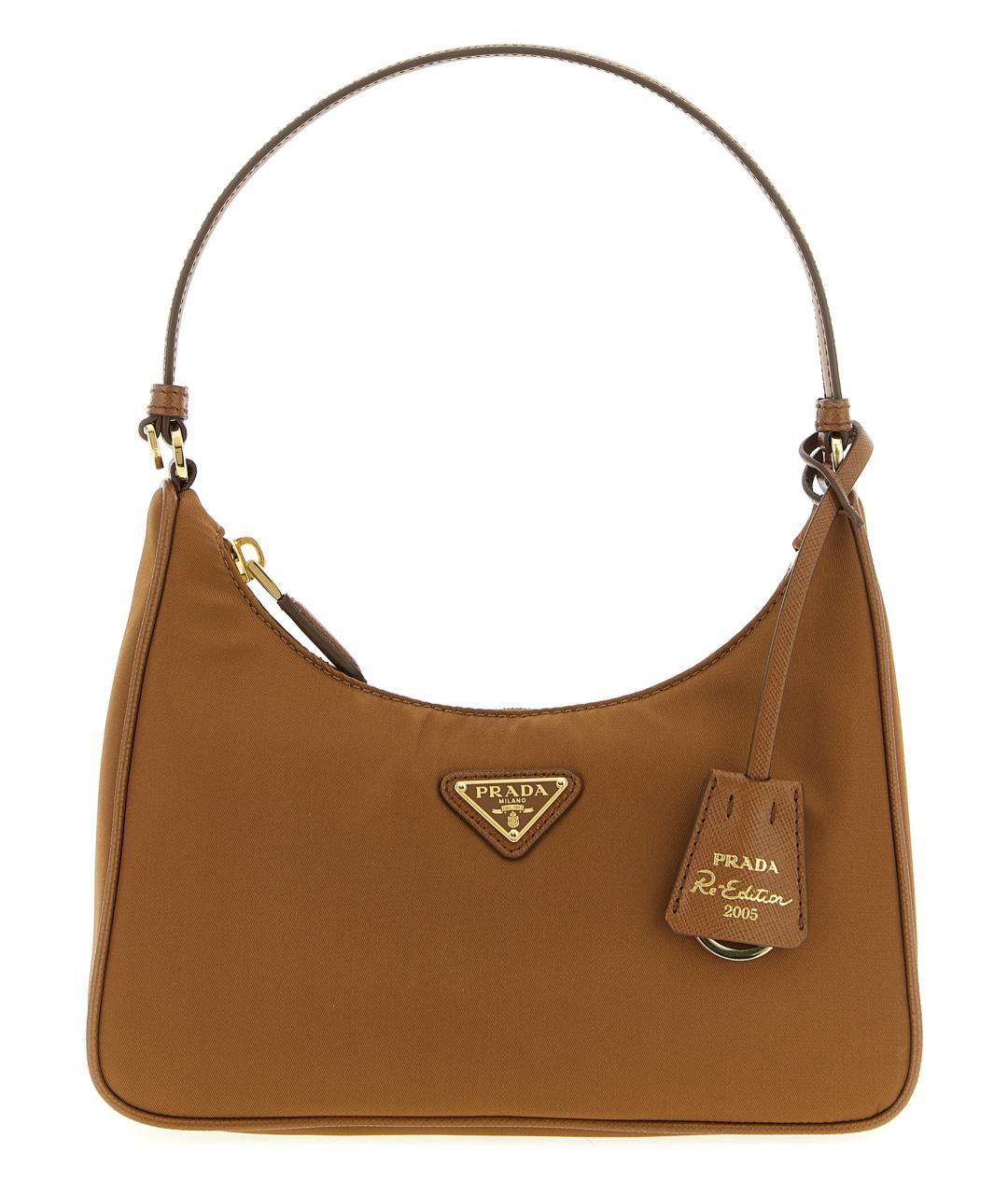 PRADA Коричневая сумка через плечо, фото 1