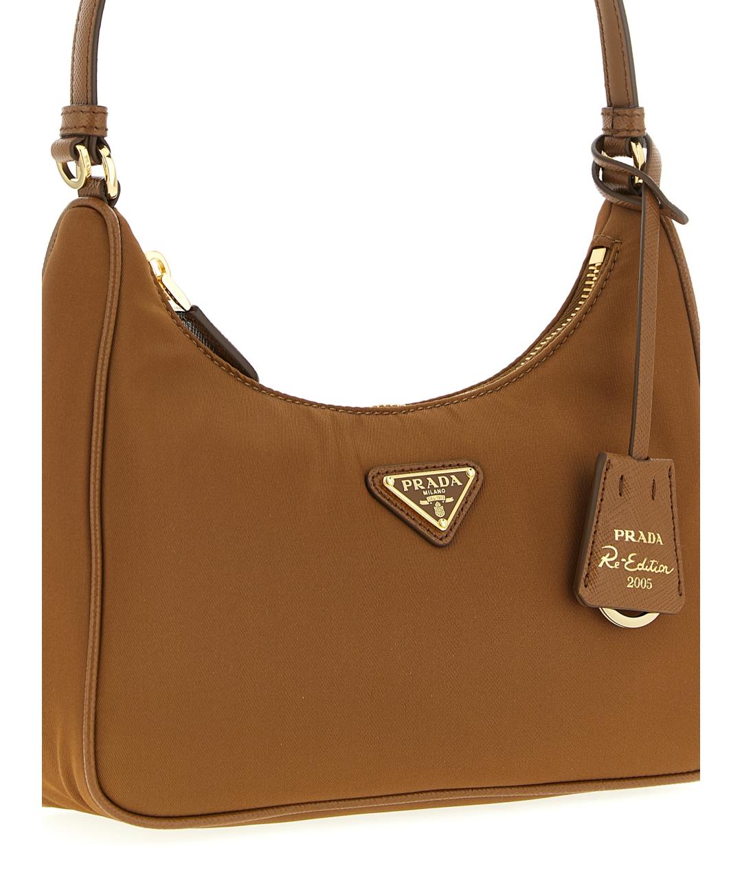 PRADA Коричневая сумка через плечо, фото 3