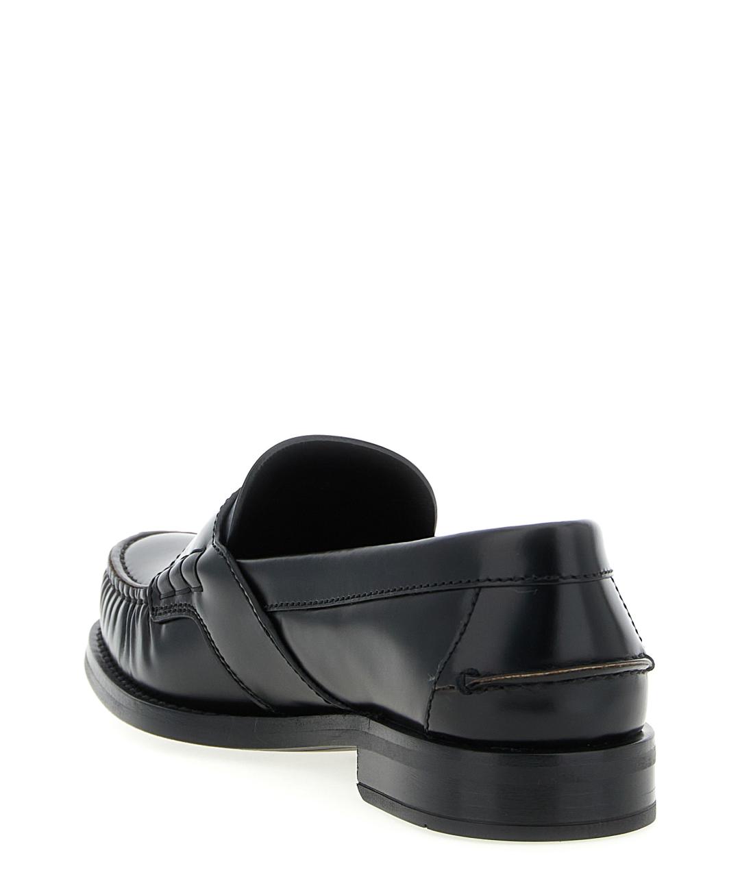 PRADA Черные кожаные лоферы, фото 3