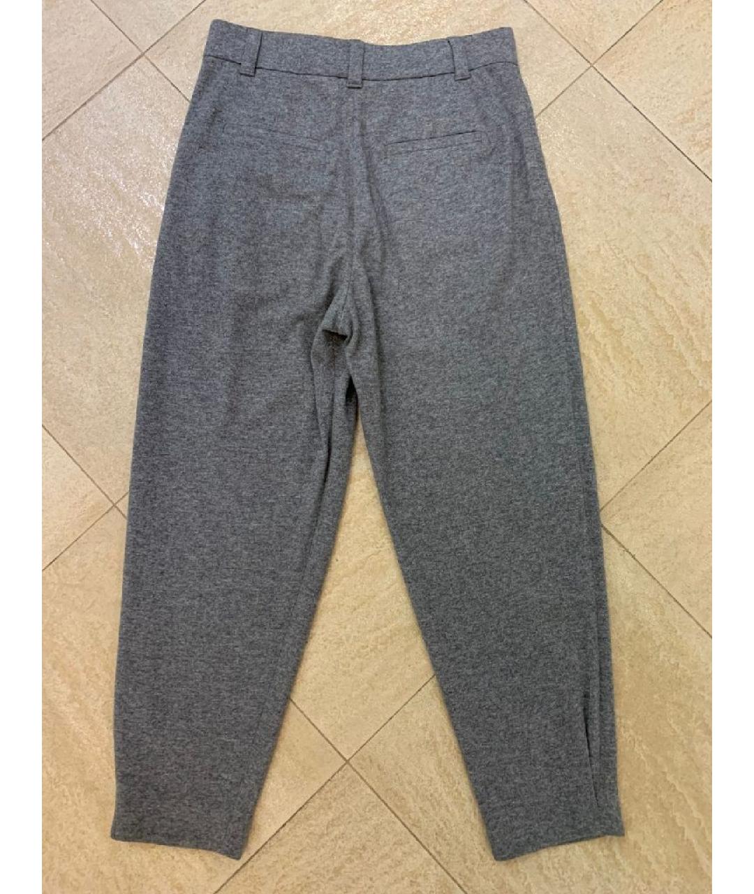 BRUNELLO CUCINELLI Серый кашемировый костюм с брюками, фото 5