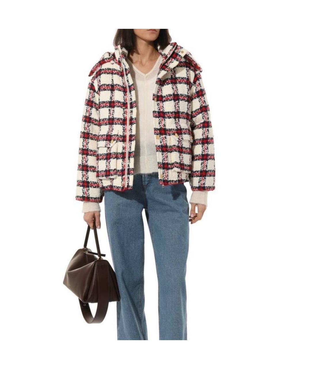 GUCCI Красный шерстяной пуховик, фото 2