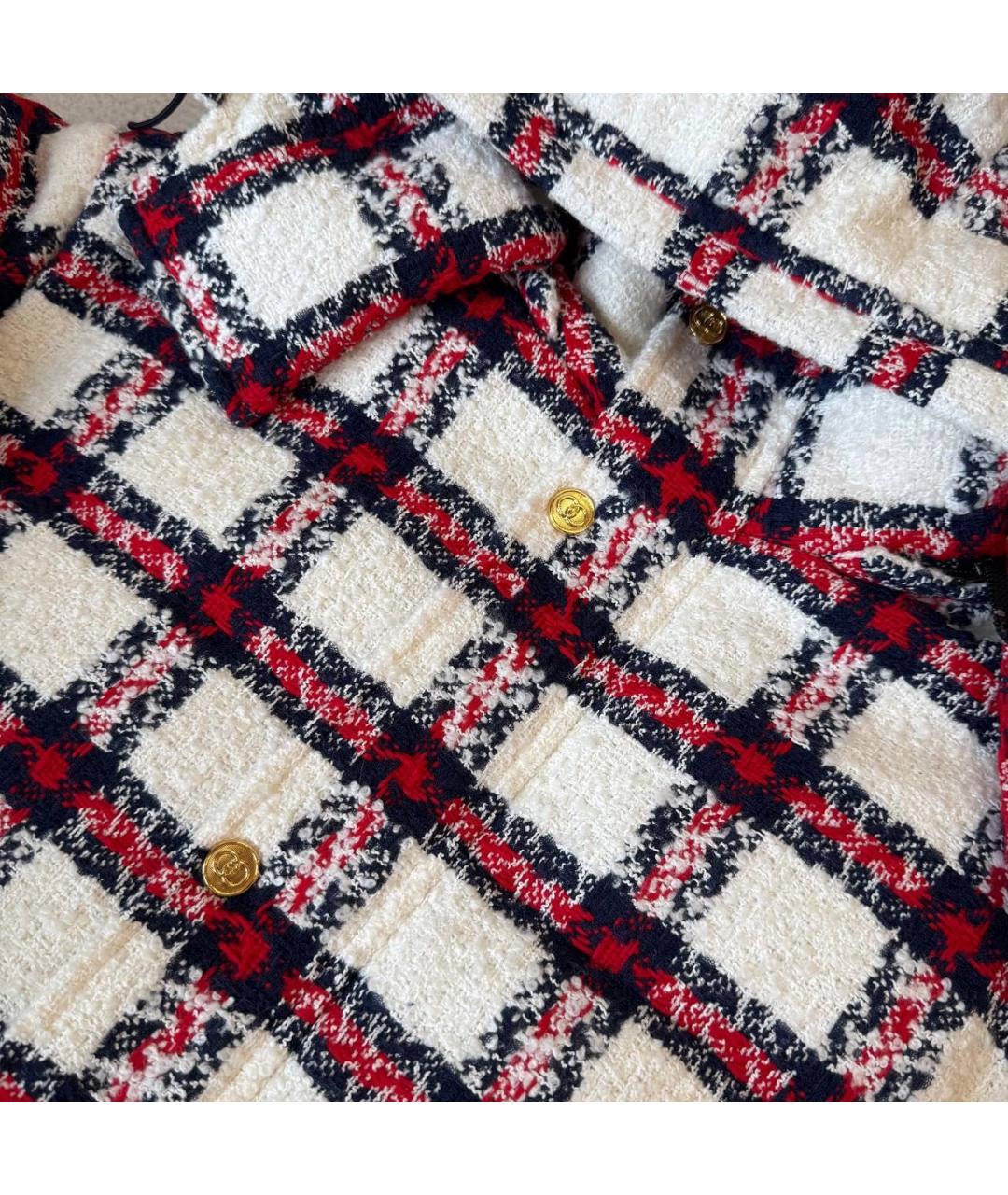 GUCCI Красный шерстяной пуховик, фото 3