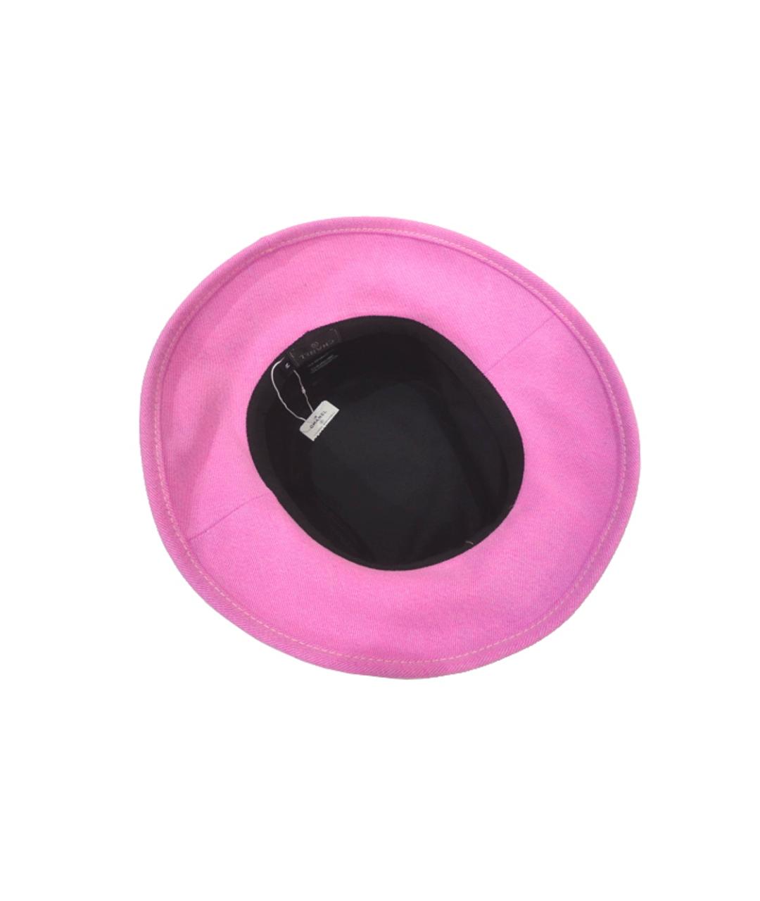CHANEL Розовая хлопковая панама, фото 3