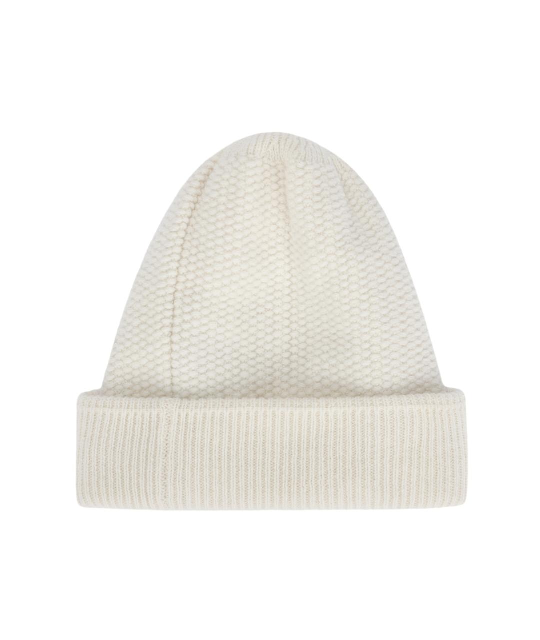 CHANEL Белая кашемировая шапка, фото 2