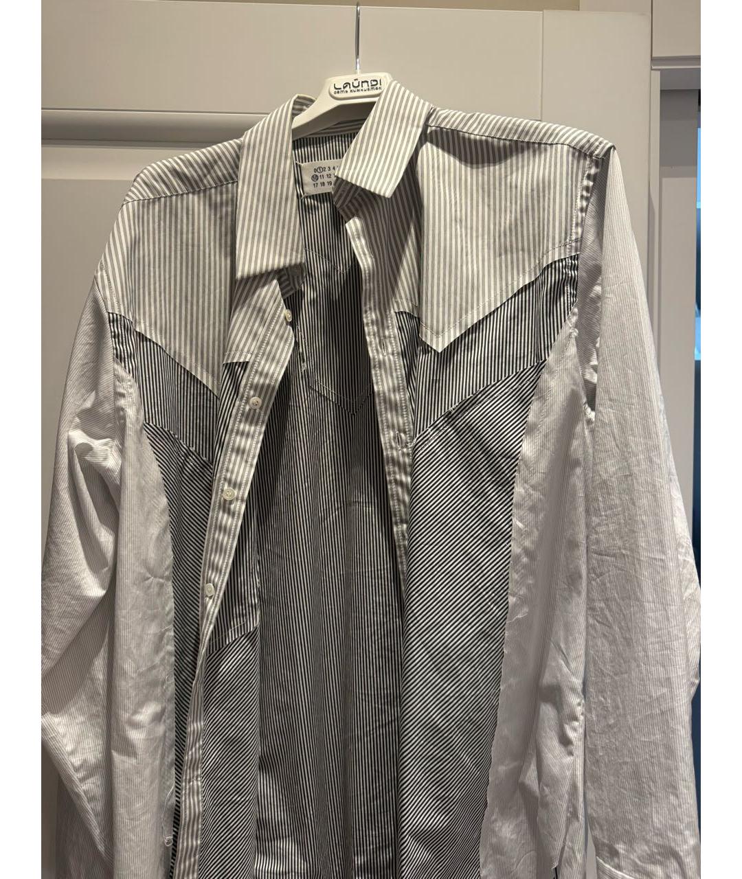 MAISON MARGIELA Антрацитовая полиэстеровая рубашка, фото 3