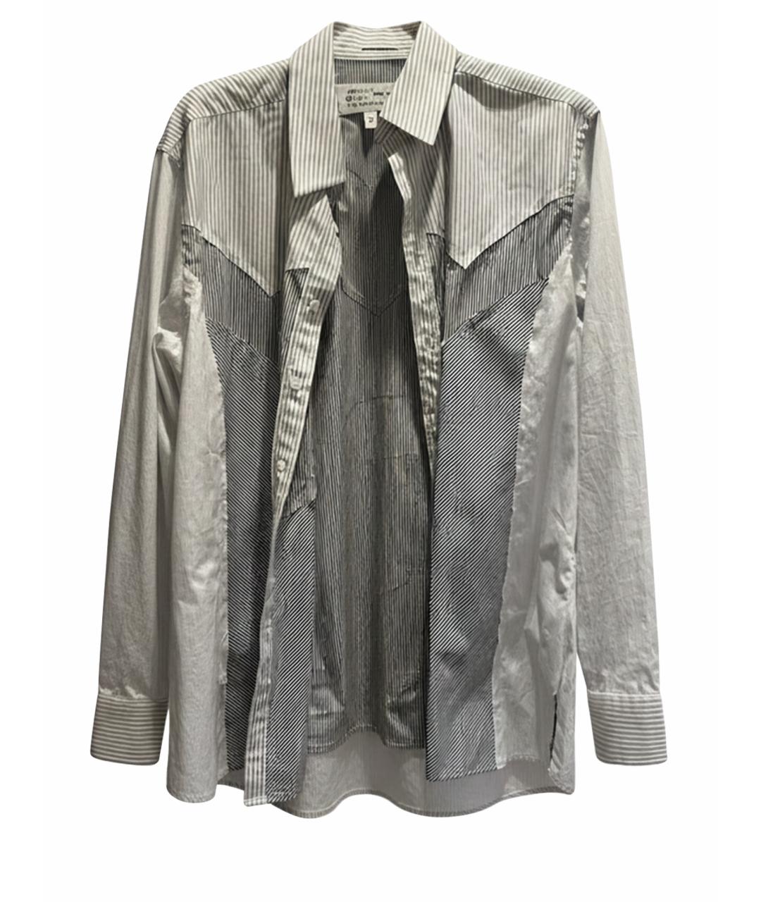MAISON MARGIELA Антрацитовая полиэстеровая рубашка, фото 1