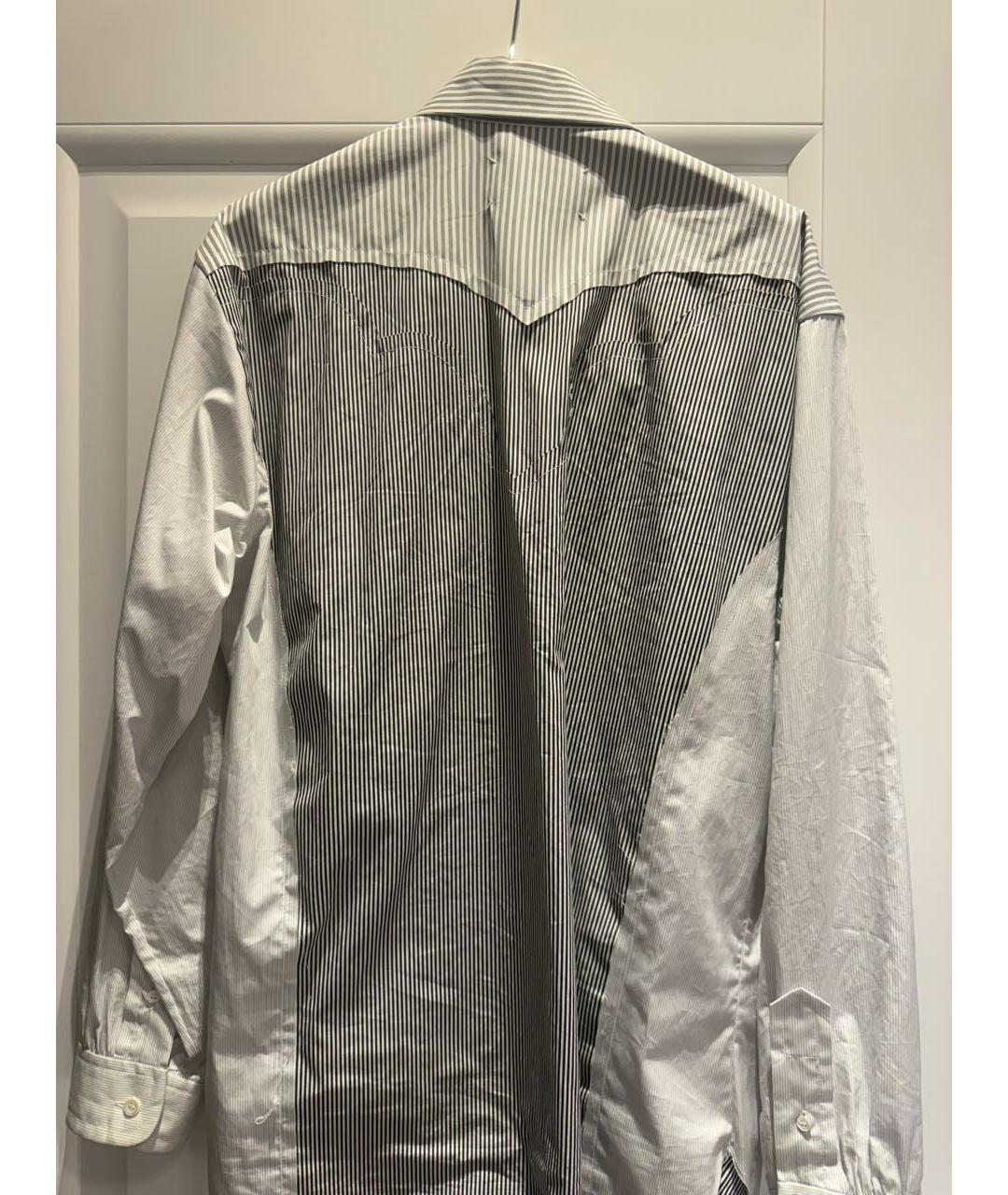 MAISON MARGIELA Антрацитовая полиэстеровая рубашка, фото 2