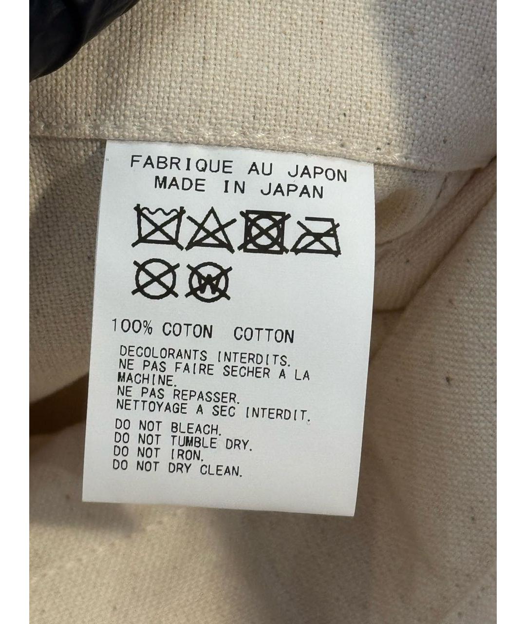 YOHJI YAMAMOTO Белая хлопковая сумка на плечо, фото 5