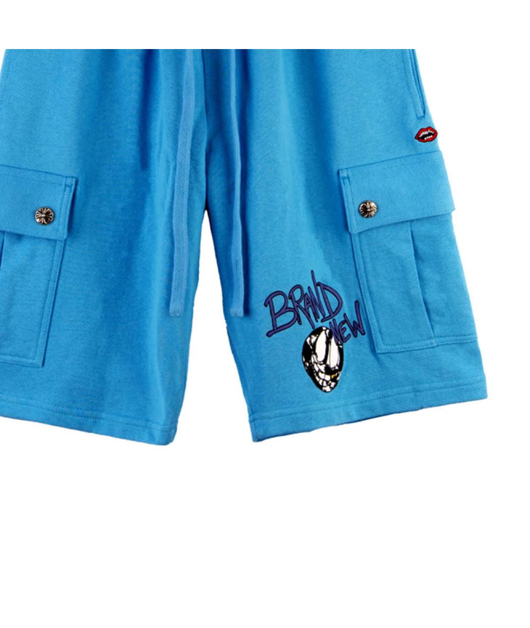 CHROME HEARTS Синие шорты, фото 3