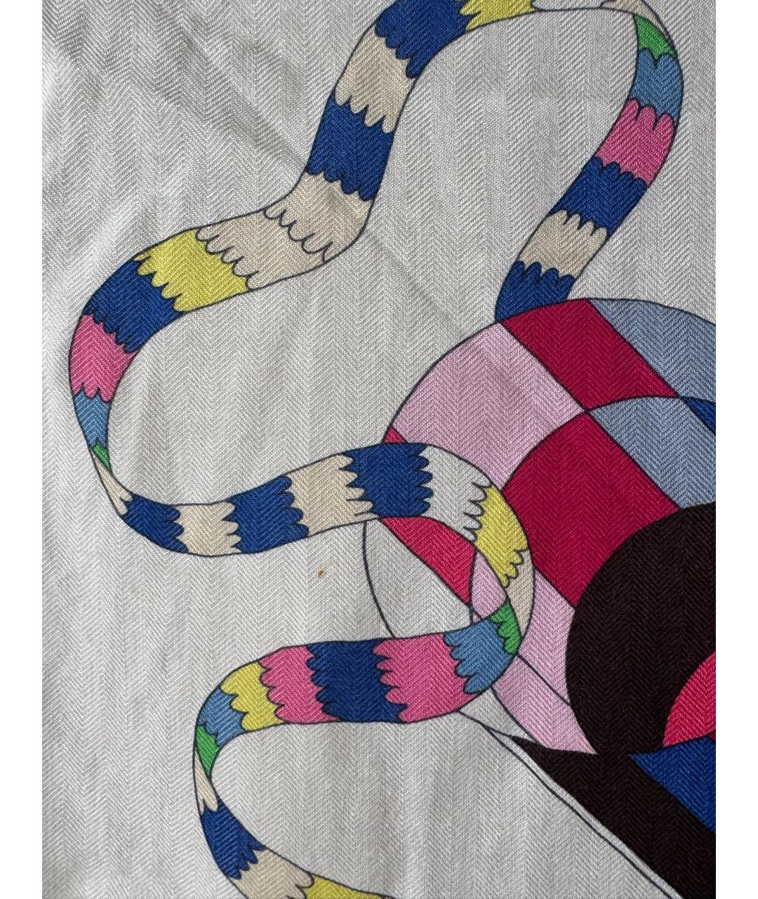 HERMES Мульти кашемировый платок, фото 4