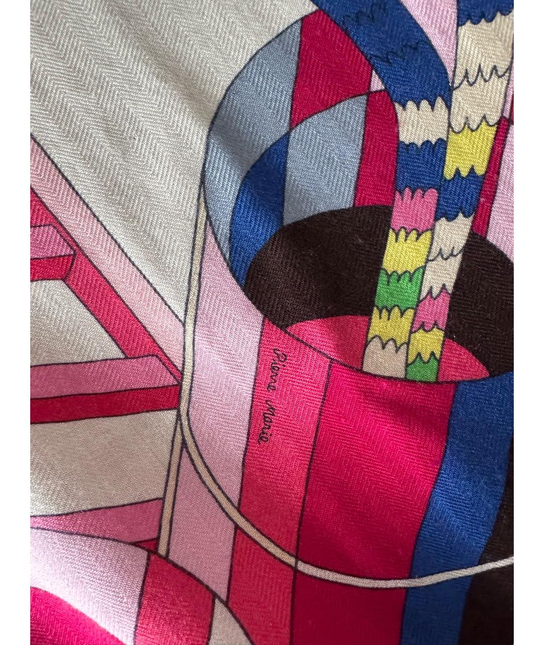 HERMES Мульти кашемировый платок, фото 5