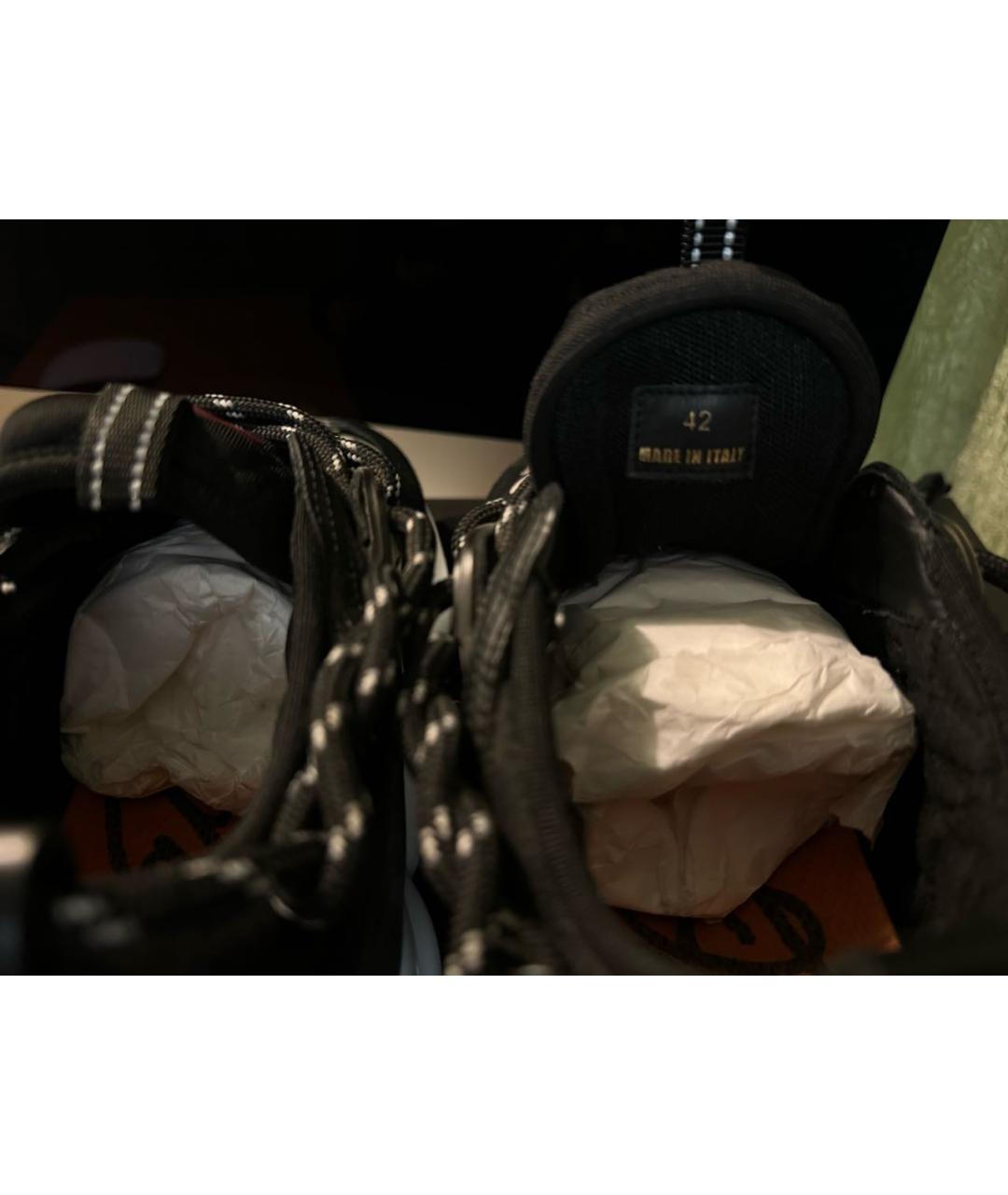 VERSACE Мульти кожаные низкие кроссовки / кеды, фото 4