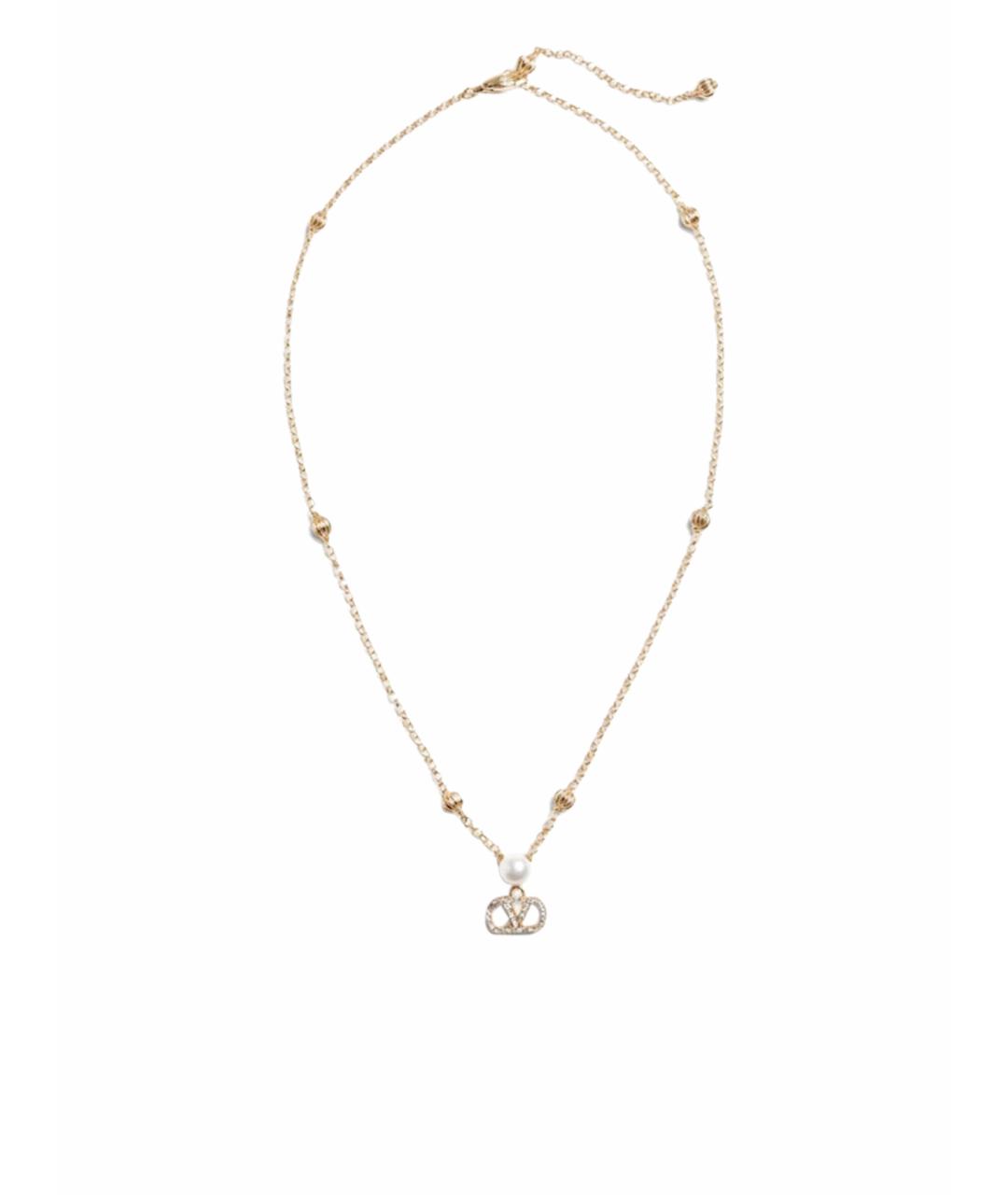 VALENTINO Желтая металлическая подвеска, фото 1