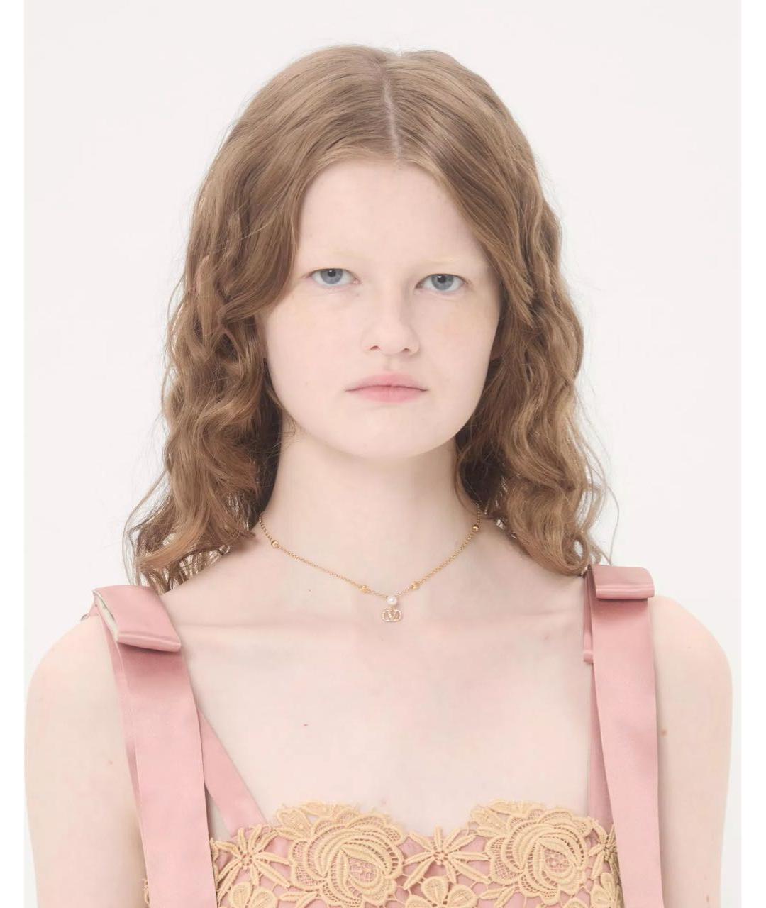 VALENTINO Желтая металлическая подвеска, фото 2