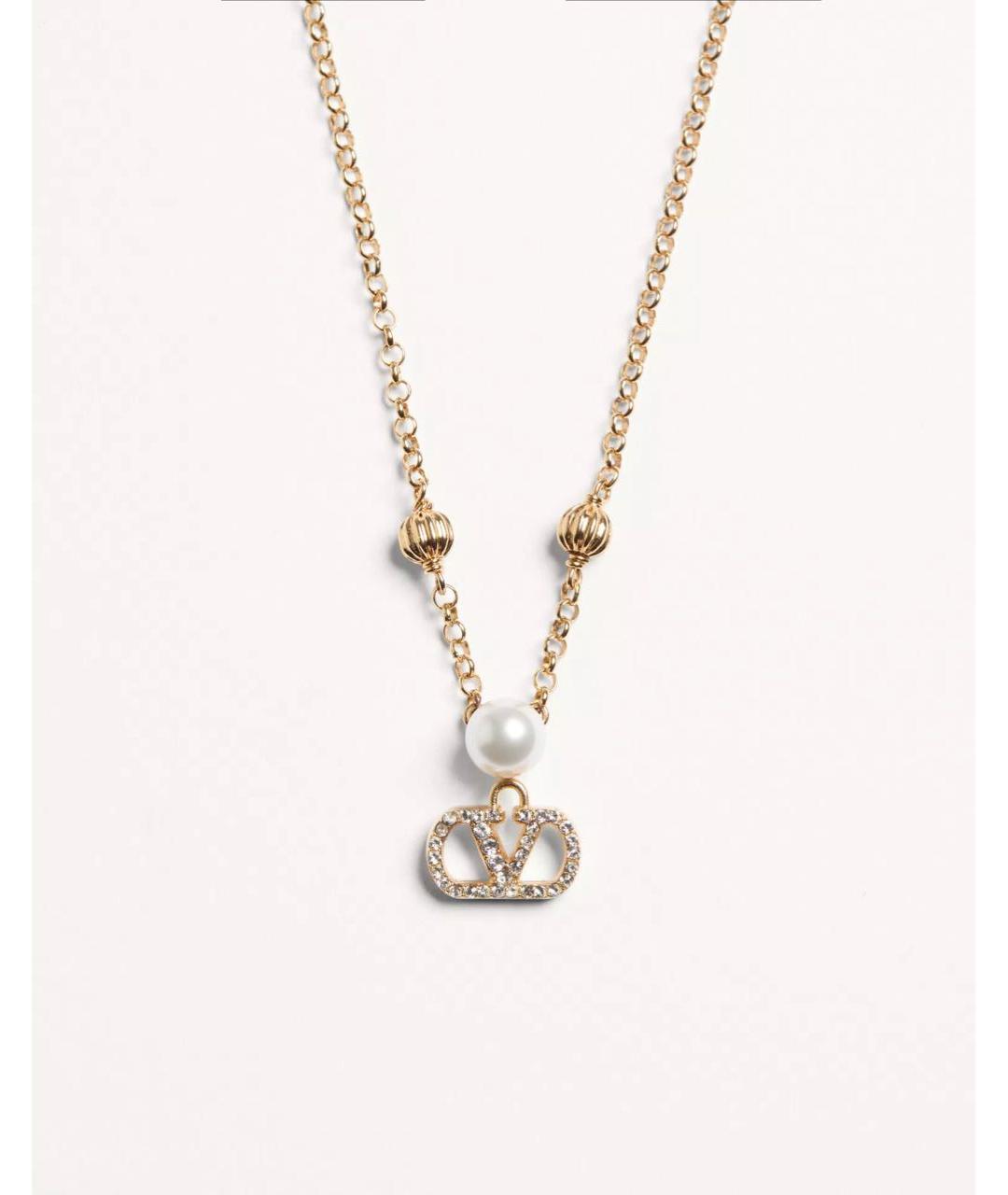 VALENTINO Желтая металлическая подвеска, фото 3