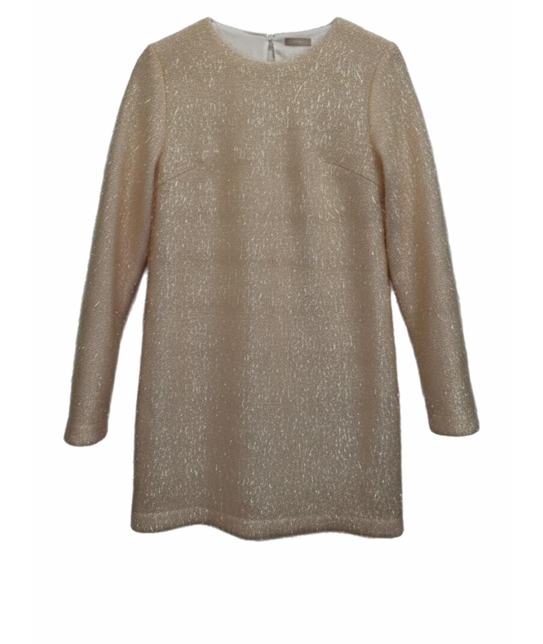 12 STOREEZ Бежевое коктейльное платье, фото 1