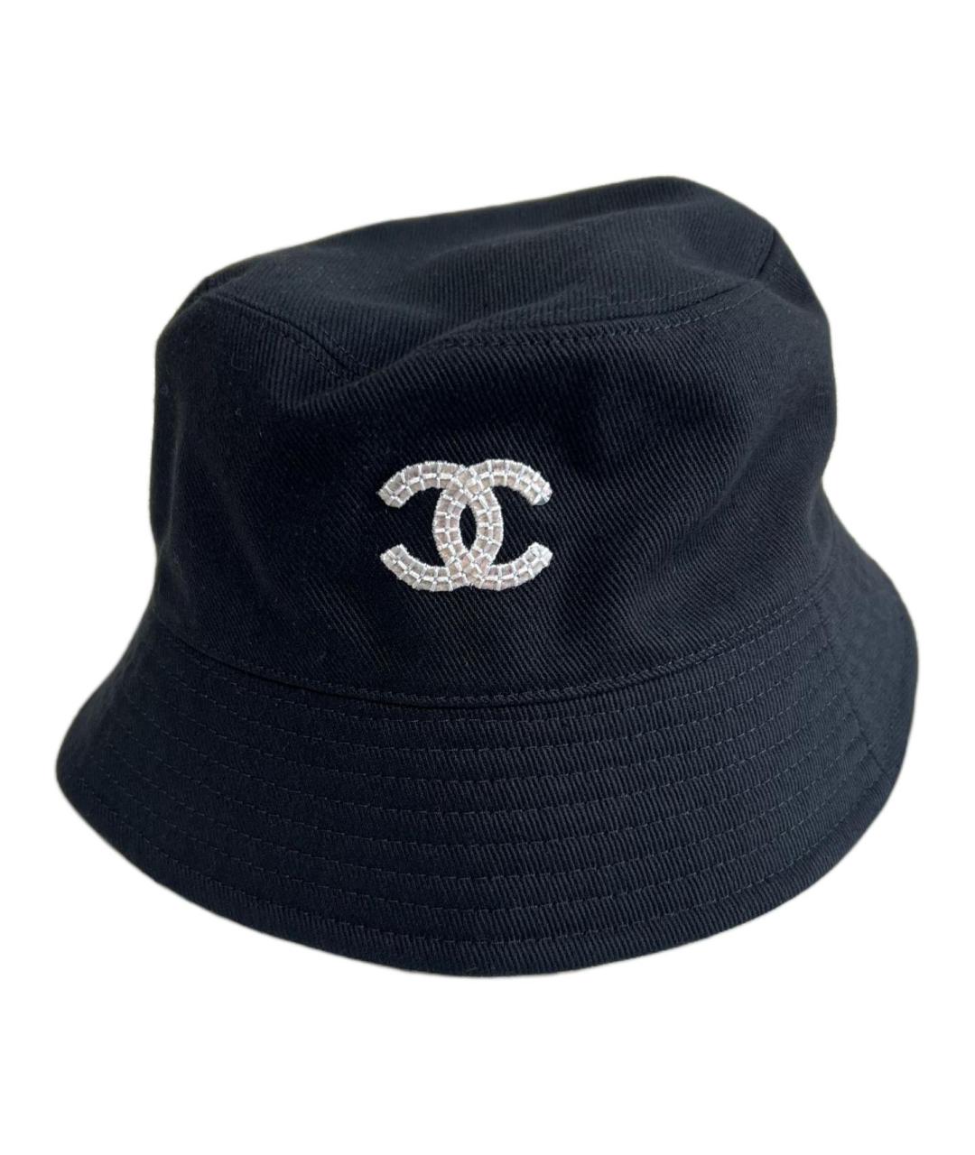 CHANEL Черная панама, фото 1