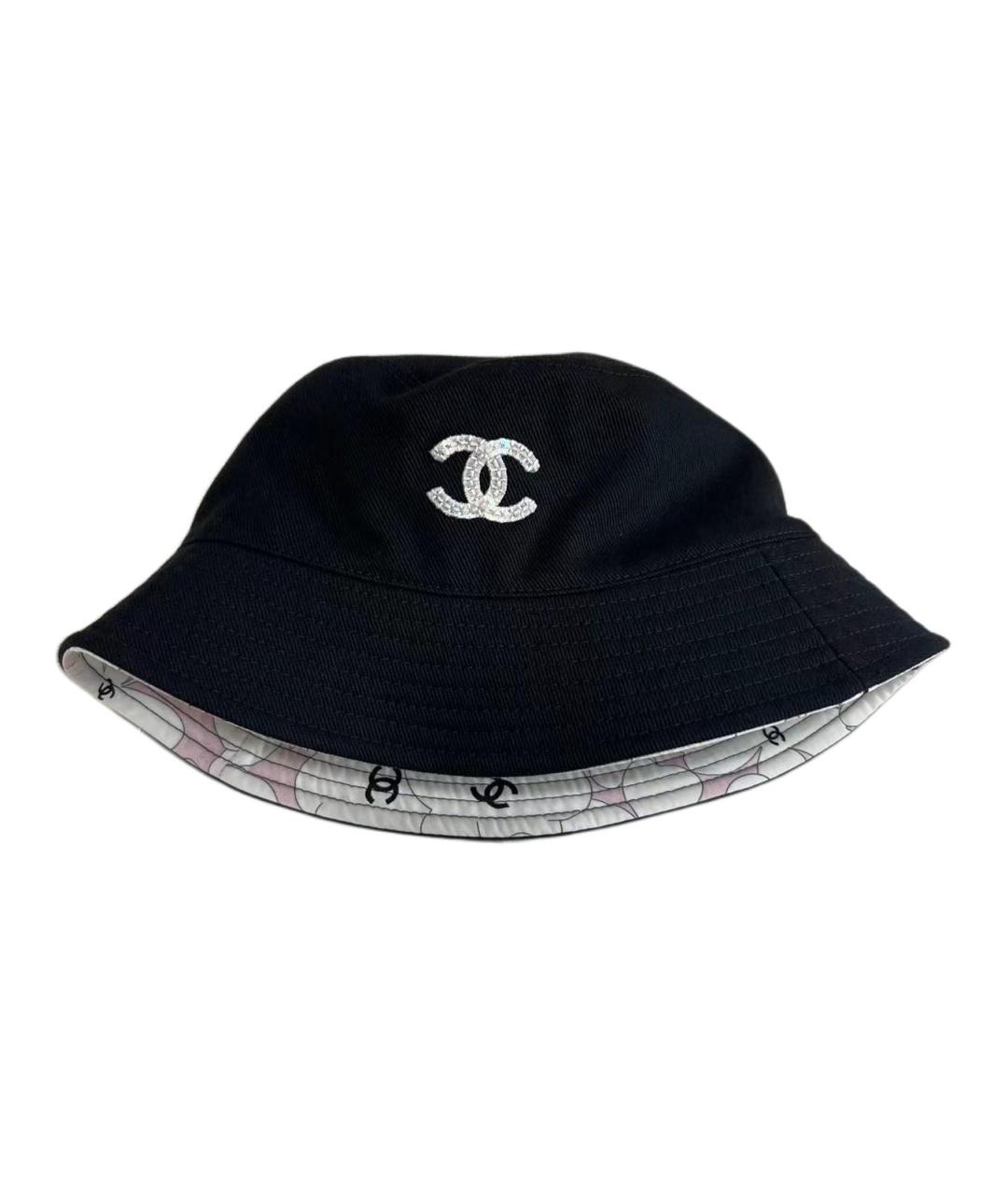 CHANEL Черная панама, фото 2