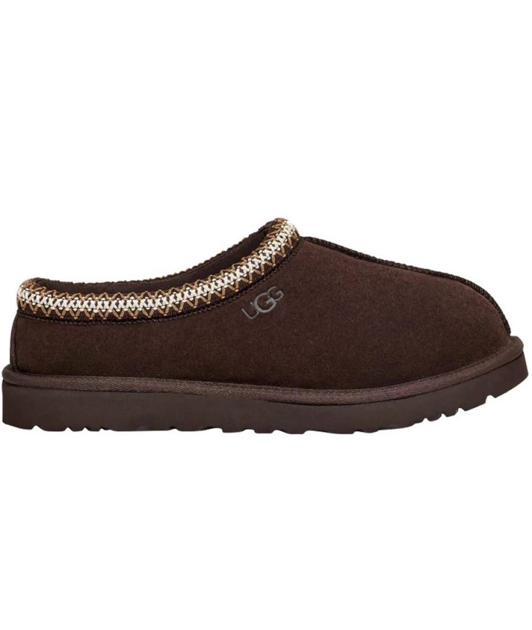 UGG AUSTRALIA Коричневые замшевые низкие ботинки, фото 1