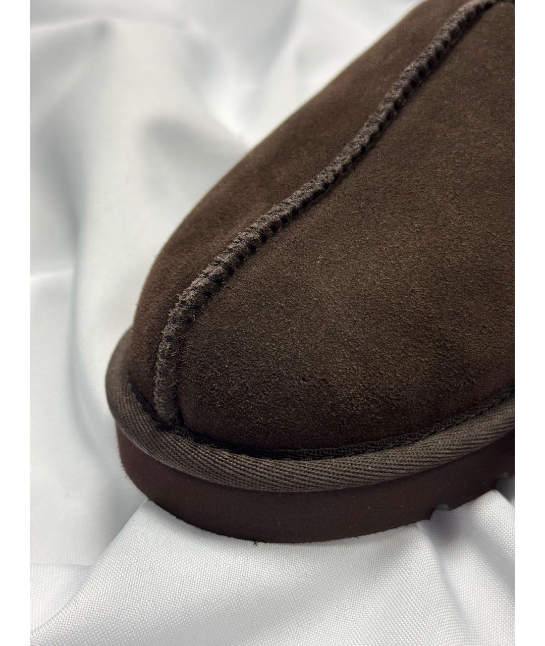 UGG AUSTRALIA Коричневые замшевые низкие ботинки, фото 5