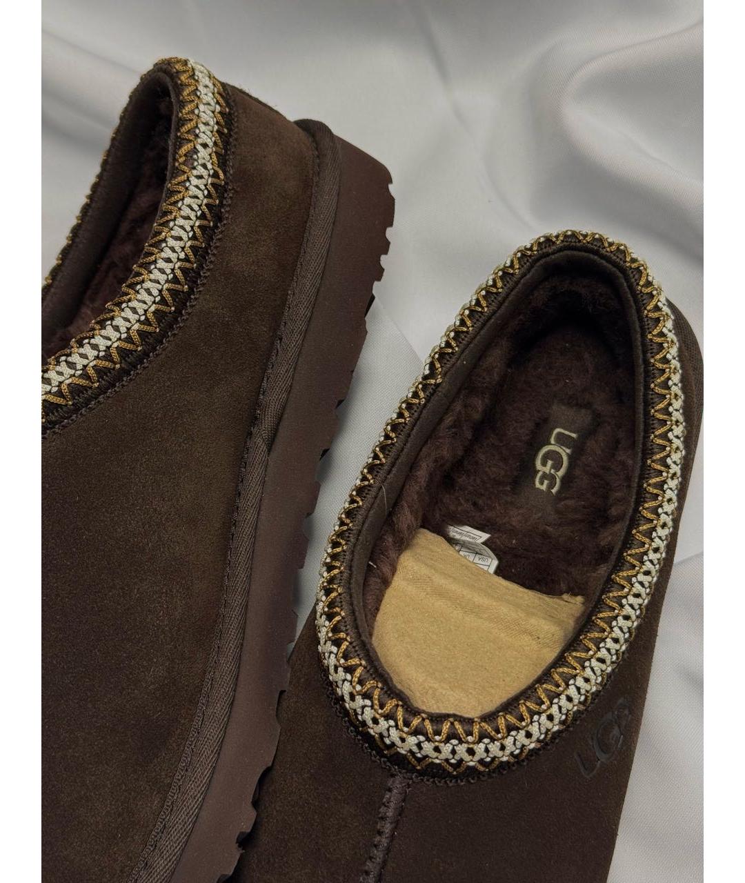 UGG AUSTRALIA Коричневые замшевые низкие ботинки, фото 6