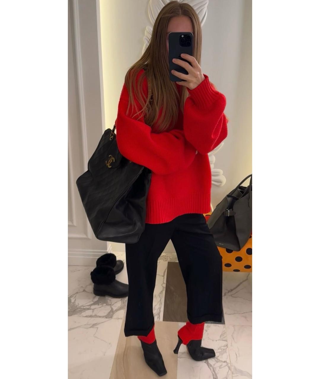 PERVERT Красный кашемировый джемпер / свитер, фото 2