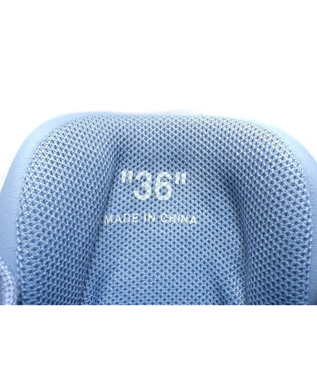 OFF-WHITE Мульти кожаные кеды, фото 4