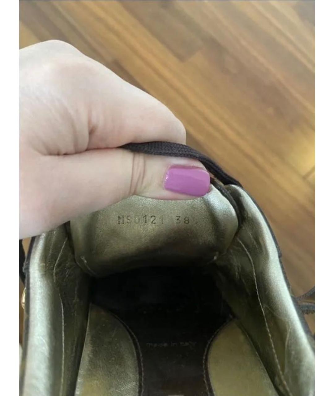 LOUIS VUITTON Коричневые кроссовки, фото 6