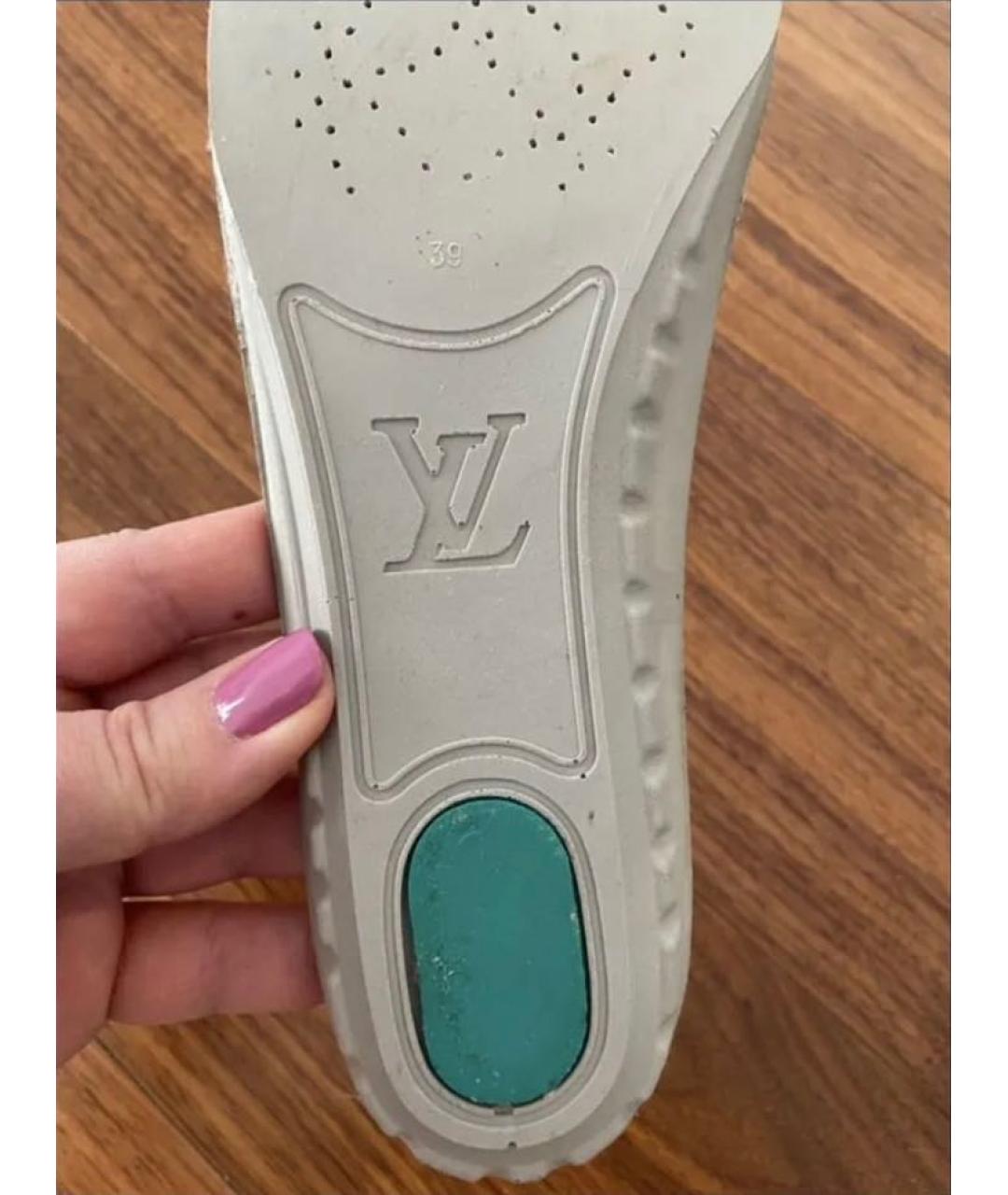 LOUIS VUITTON Коричневые кроссовки, фото 8