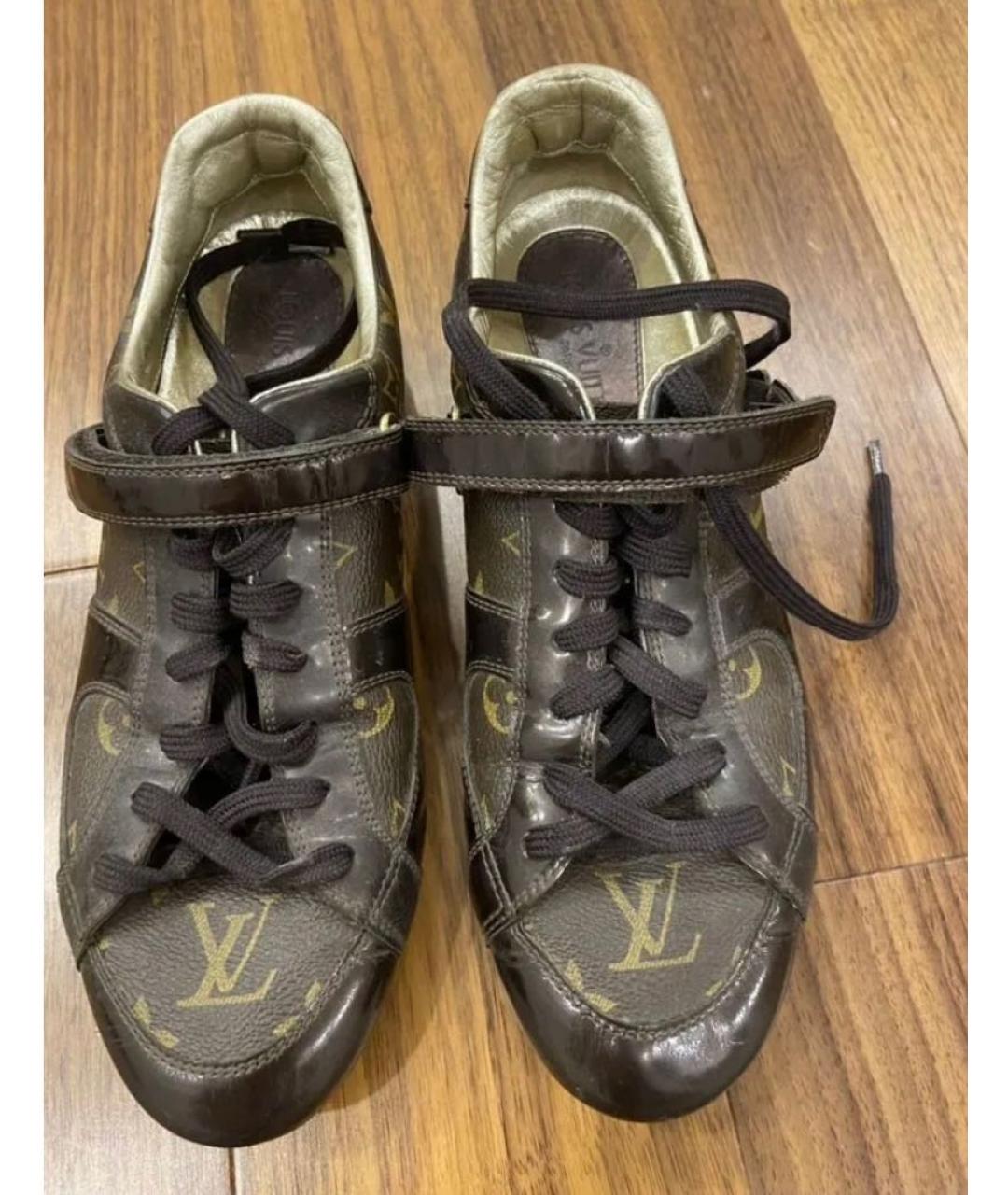 LOUIS VUITTON Коричневые кроссовки, фото 2