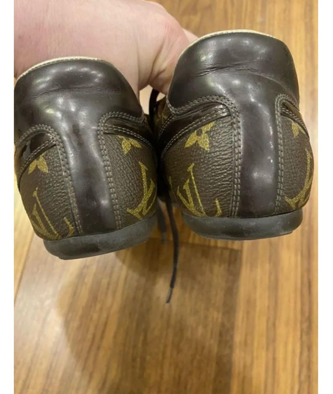 LOUIS VUITTON Коричневые кроссовки, фото 3