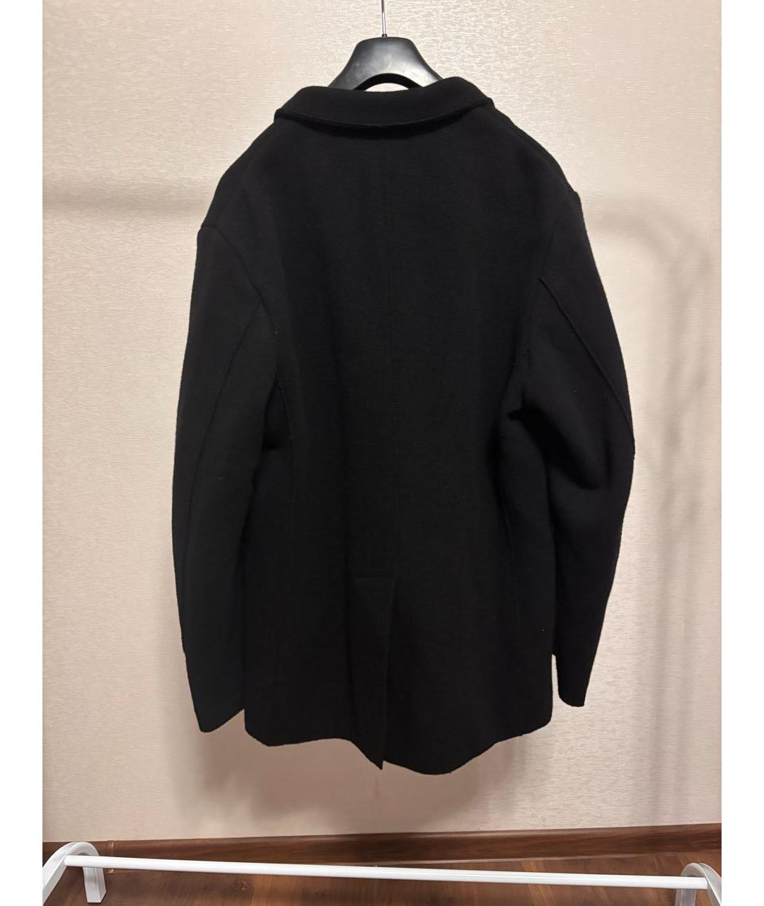 BARENA Черный шерстяной пиджак, фото 2