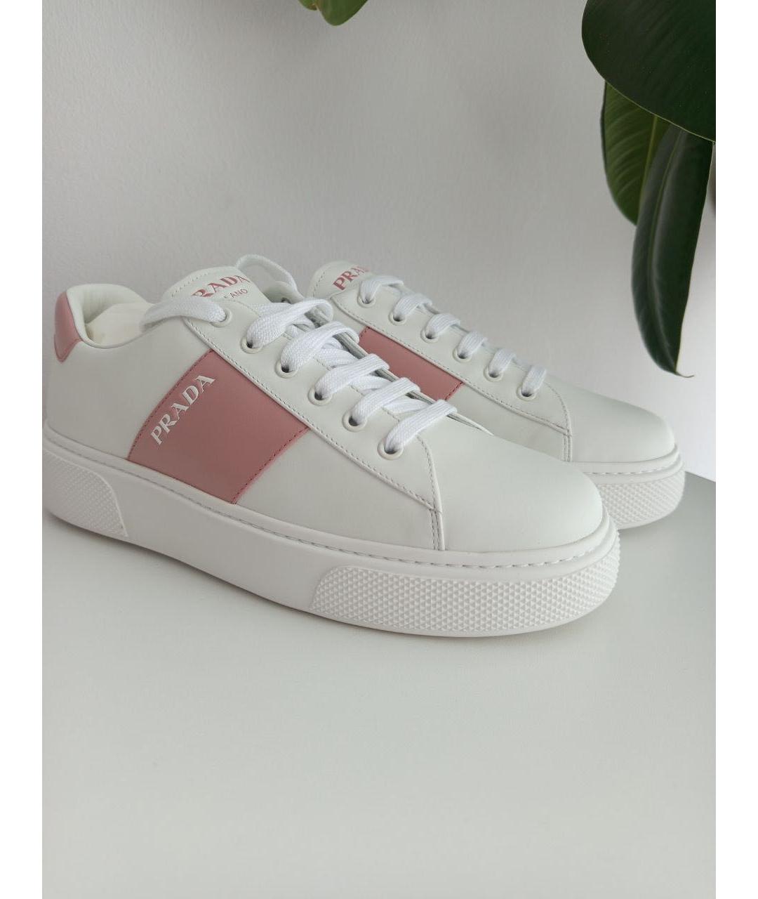 PRADA Белые кеды, фото 2