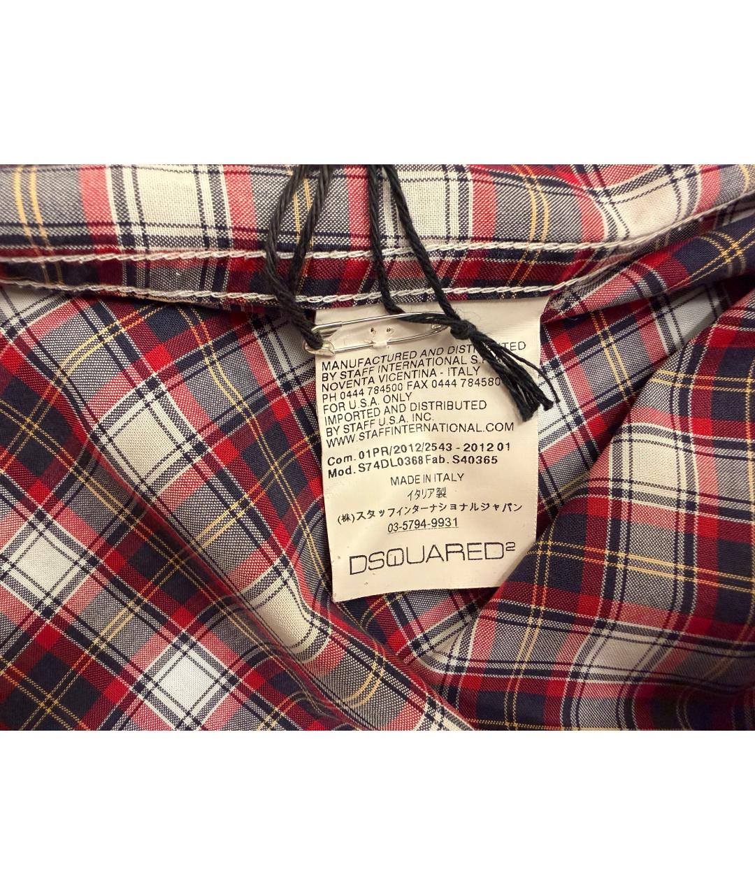 DSQUARED2 Хлопковая кэжуал рубашка, фото 5