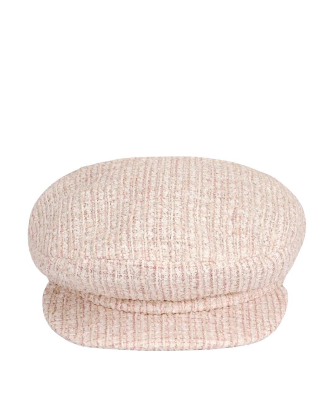 CHANEL Розовая хлопковая шапка, фото 1