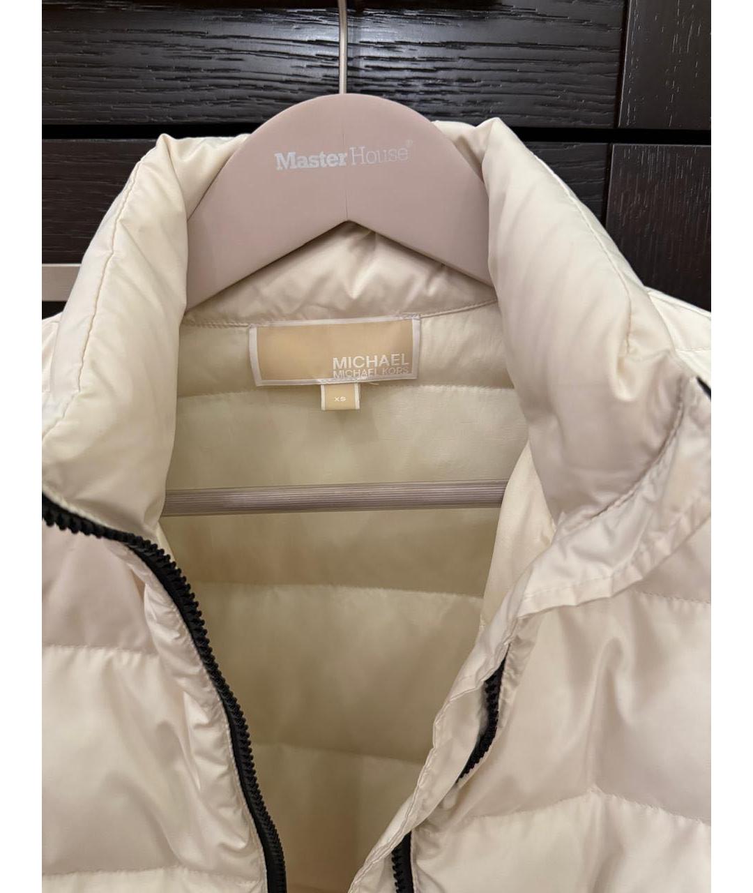 MICHAEL KORS Бежевая полиэстеровая куртка, фото 2