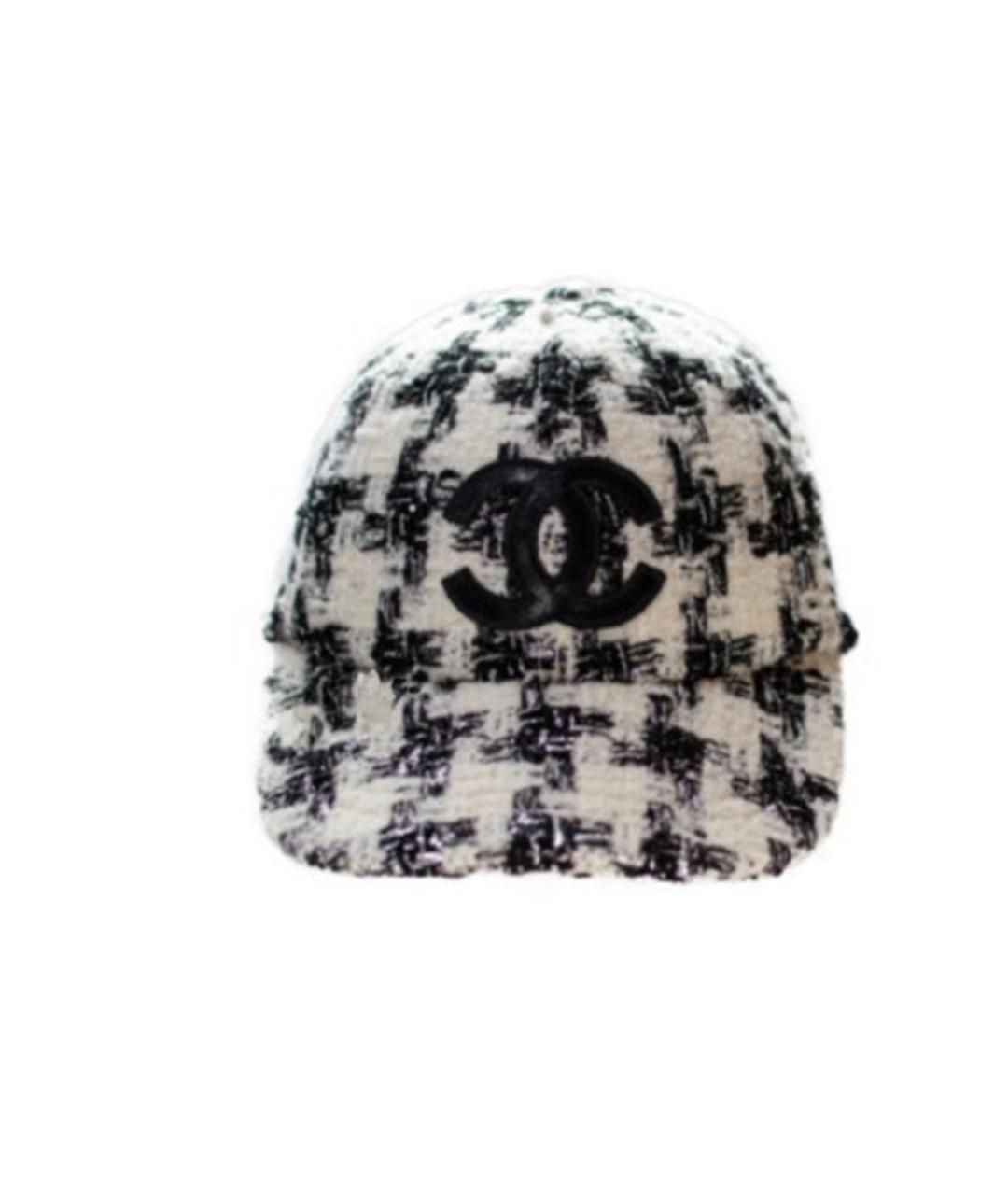 CHANEL Белая кепка, фото 2