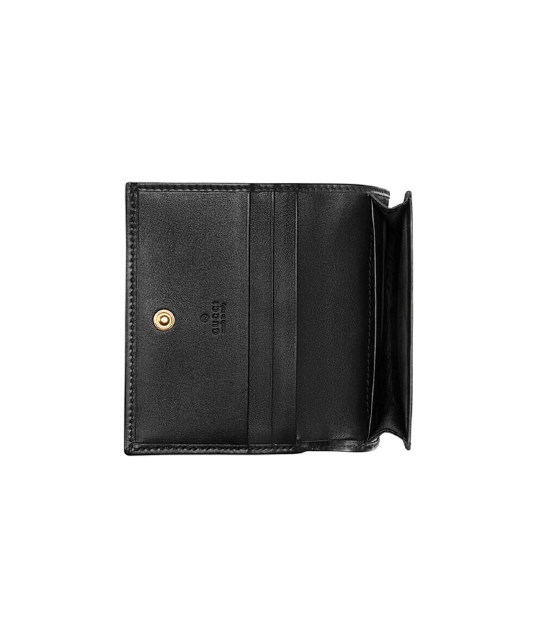 GUCCI Черный кожаный кардхолдер, фото 3