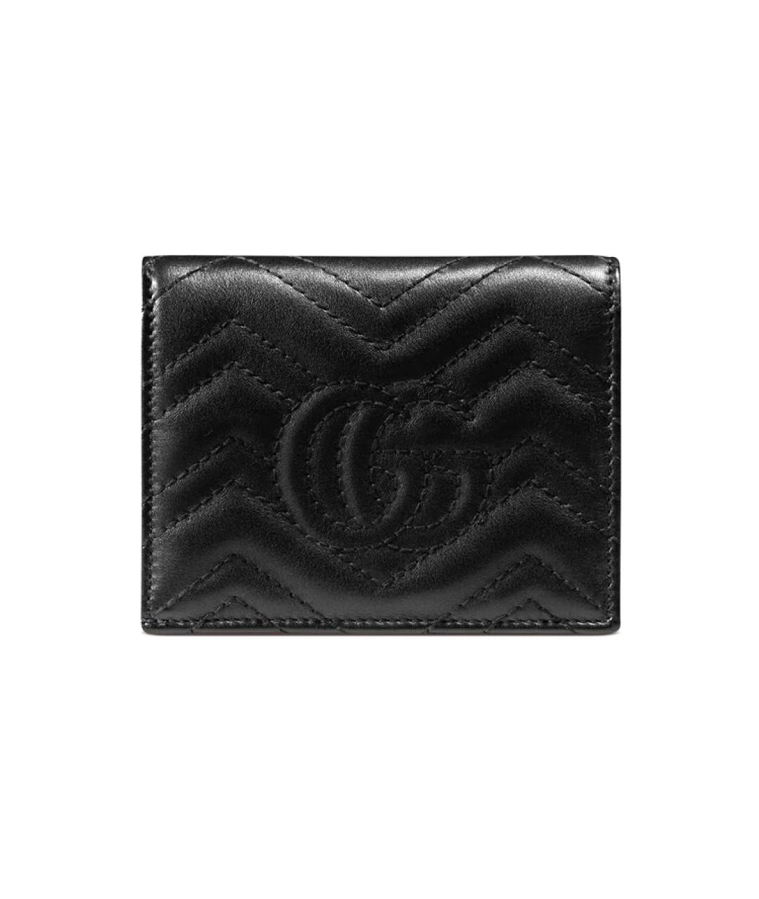 GUCCI Черный кожаный кардхолдер, фото 2